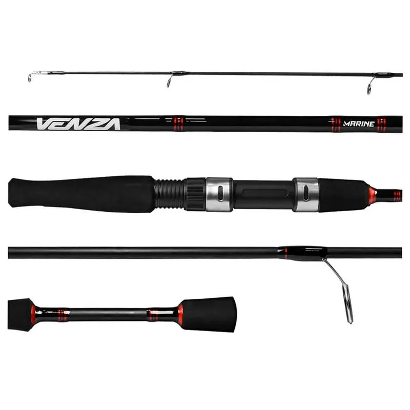 Vara Pesca Molinete Marine Sports Venza S571ml Carbono 1,70m 8-17 Lbs Inteiriça