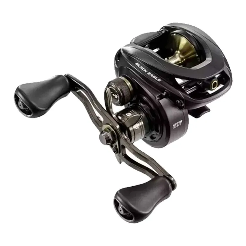 Carretilha Pesca Perfil Baixo Marine Sports Black Eagle 8 Rol. 8.3:1 Drag: 7kg