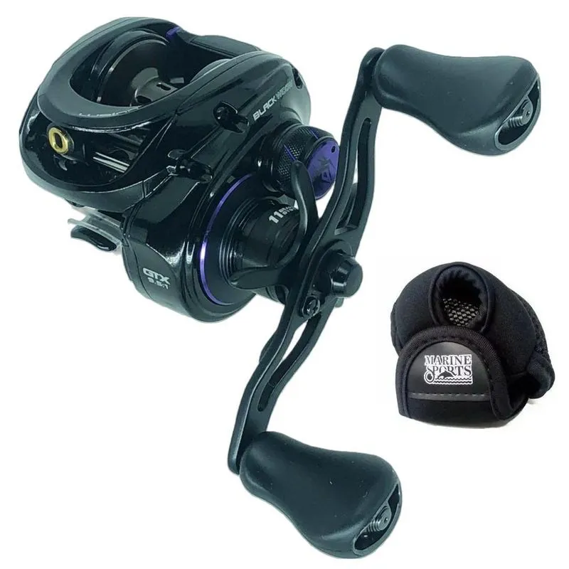 Carretilha Pesca Marine Lubina Black Widow Gtx 11 Rolamentos