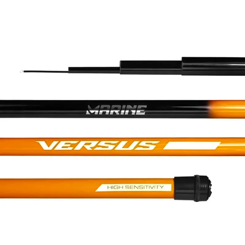 Vara Telescopica Portátil Marine Sports Versus Vrs-3000 3,00m Fibra De Vidro