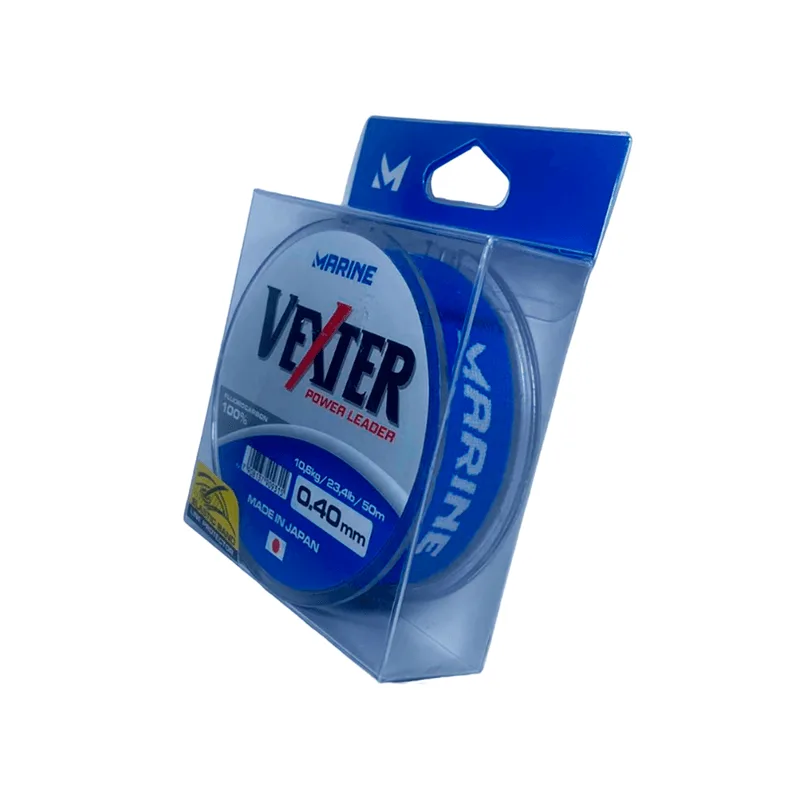 Linha Para Pesca Fluorcarbono Leader Vexter Marine Sports 0.40mm 50m 23,4lbs