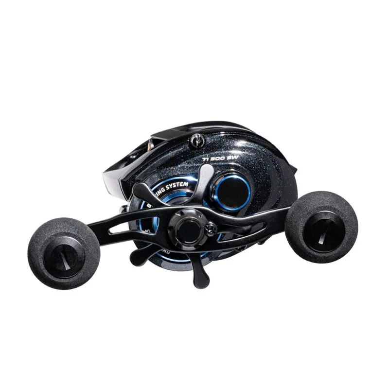 Carretilha Marine Sports Titan 300 Sw Drag 12kg 6 Rolamentos Alumínio