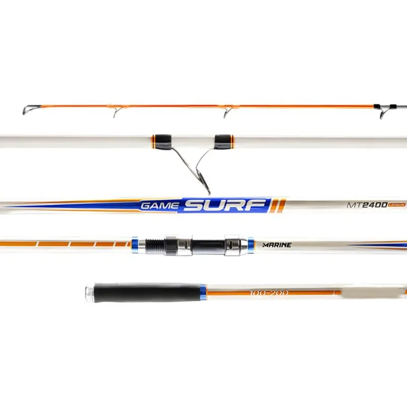 Vara Marine Sports Game Surf Gskw-3903 3,90m 100-200g Carbono 24t 3 Partes