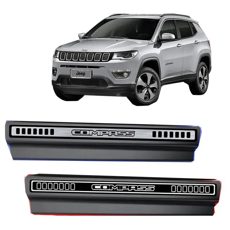 Soleira Premium Jeep 4 Portas 8 Peças