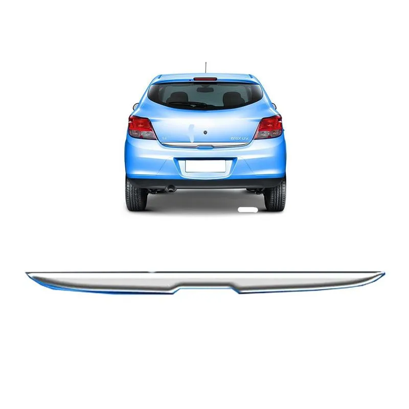 Friso Cromado Resinado Traseiro Porta Malas Chevrolet Onix