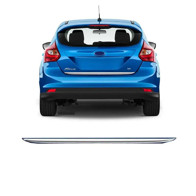 Friso Cromado Resinado Porta Mala Focus Hatch 2016 À 2018