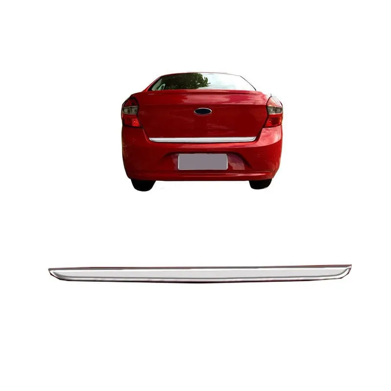 Friso Cromado Resinado Porta Malas Ford Ka Sedan 2015 À 2020