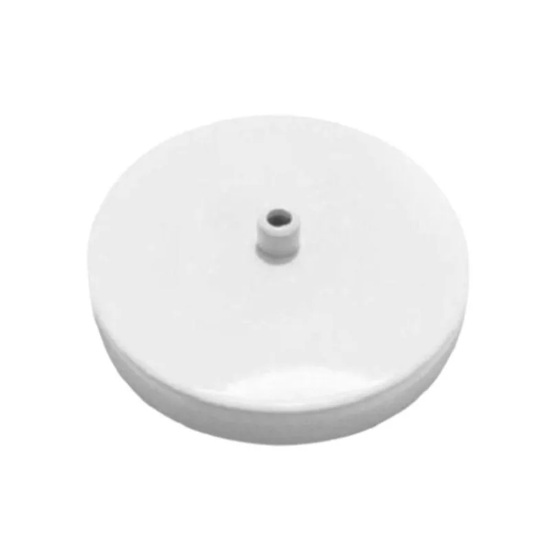 Kit 50 Canopla Lustre Pendente Cilíndrica 11x1,2cm Branco - Vivare Brasil Iluminação
