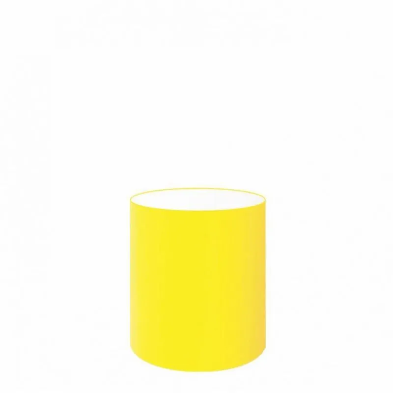 Cúpula Tecido Cilindrica Abajur Cp-2009 13x15cm Amarelo