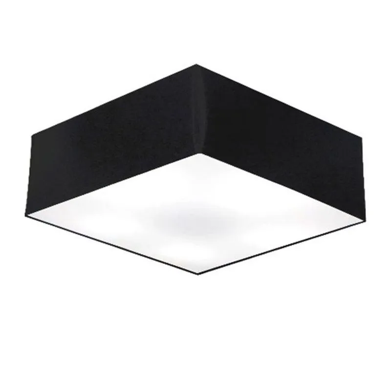 Plafon Quadrado Md-3051 15/45x45cm Preto Bivolt
