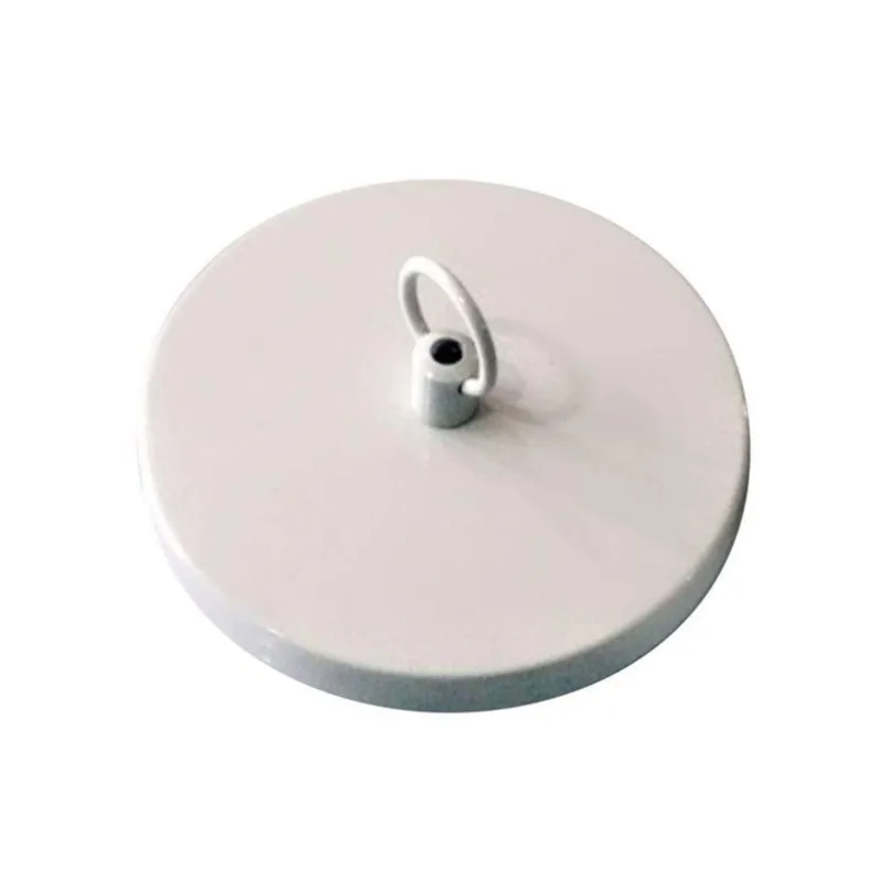 Canopla Lustre Pendente Elo Corrente Md-1008 11x1,2cm Branco - Vivare Brasil Iluminação
