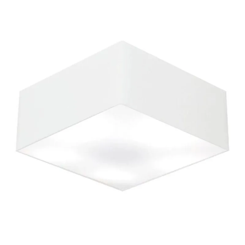 Plafon Quadrado Md-3012 21/50x50cm Branco Bivolt