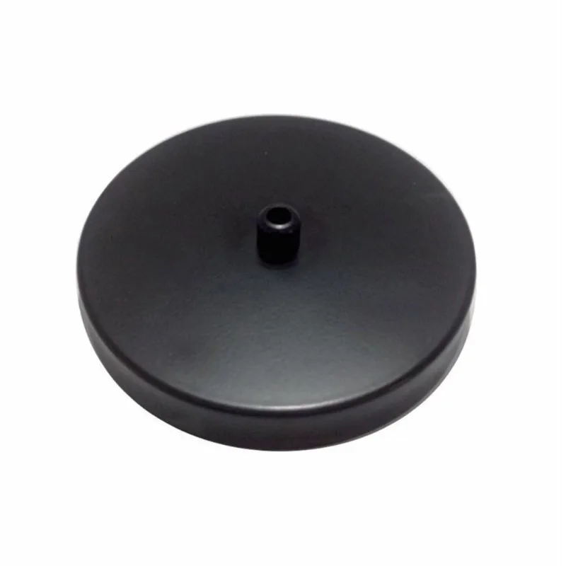 Kit 40 Canopla Lustre Cilíndrica Md-1004 11x1,2cm Preto - Vivare Brasil Iluminação