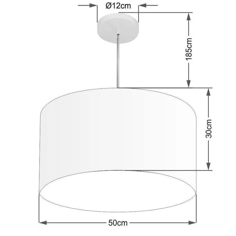 Lustre Pendente Cilíndrico Free Lux Com Fio Ajustável 185cm E Soquete E27 Café Vivare Brasil