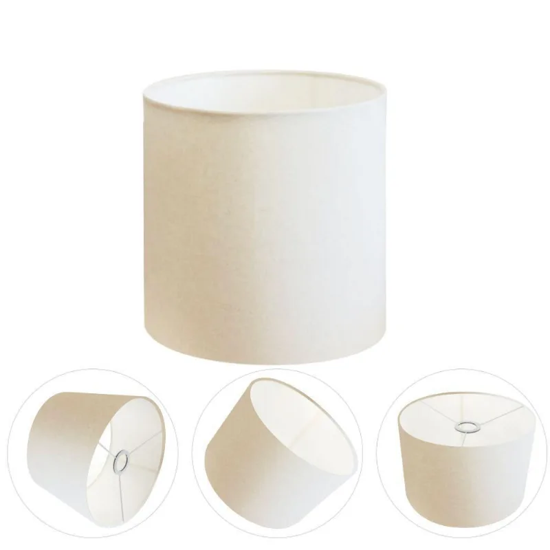 Cúpula Abajur E Luminária Cilíndrica Vivare Cp-7007 ø20x22cm - Bocal Nacional Branco - Vivare Brasil Iluminação