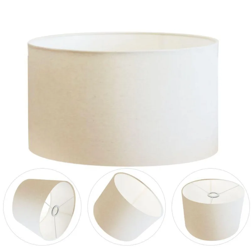 Cúpula para Abajur e Luminária Cilíndrica CP-7025 50X30CM Resistente à Maresia Branco Vivare Brasil