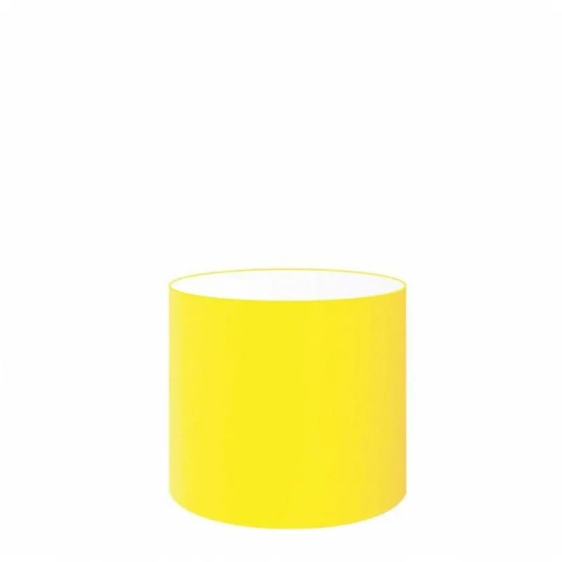 Cúpula Abajur e Luminaria 18x18cm Bocal Europeu Amarelo