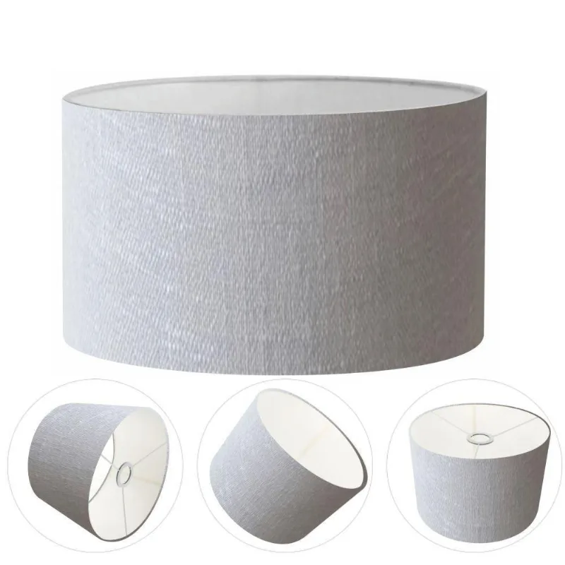 Cúpula para Abajur e Luminária CP-8028 60X30CM Bocal Europeu Resistente à Maresia Rustico-cinza