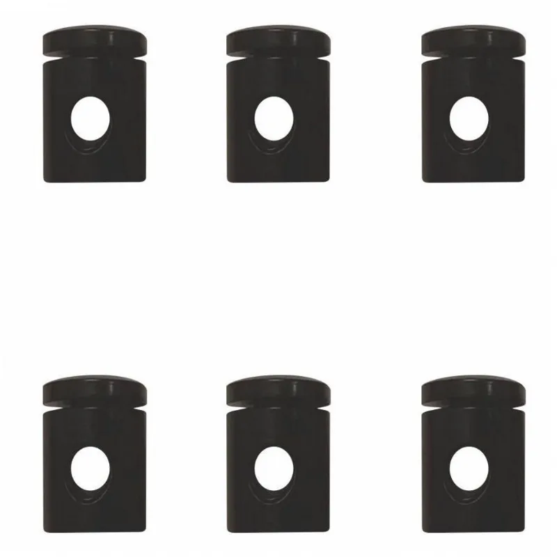 Kit 6 Desviador de Cabo Lustres e Pendentes Md-6005/6 Preto - Vivare Brasil Iluminação