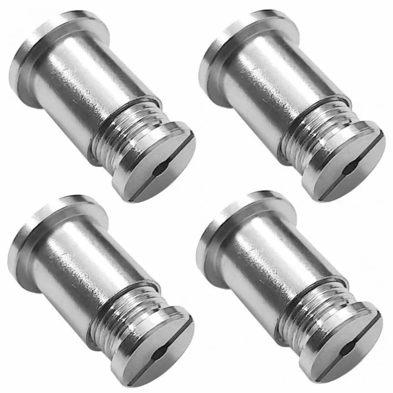 Kit 4 Fixador de Teto Aço Niquelado Rosca com Tampa Md-6007 - Vivare Brasil Iluminação