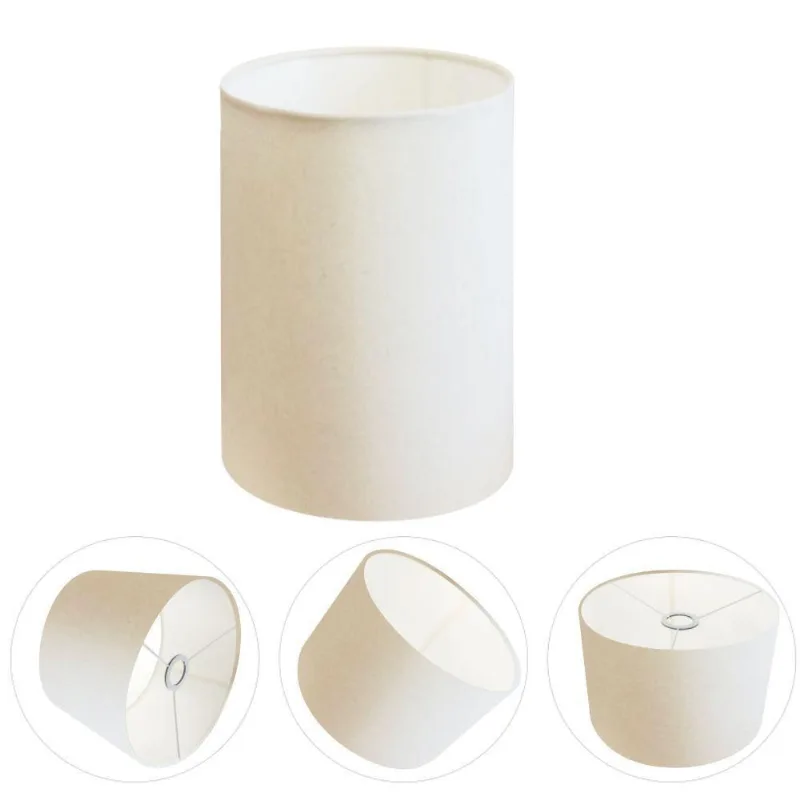 Cúpula Abajur Cilíndrica Cp-7006 ø18x25cm Branco - Vivare Brasil Iluminação