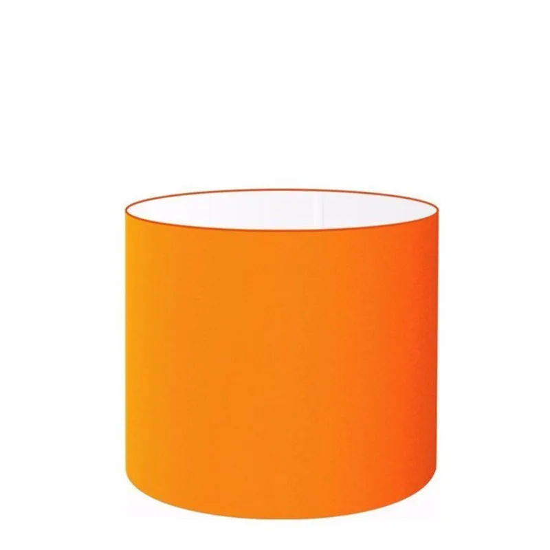 Cúpula Abajur Cilíndrica Cp-7011 Ø30x21cm Laranja
