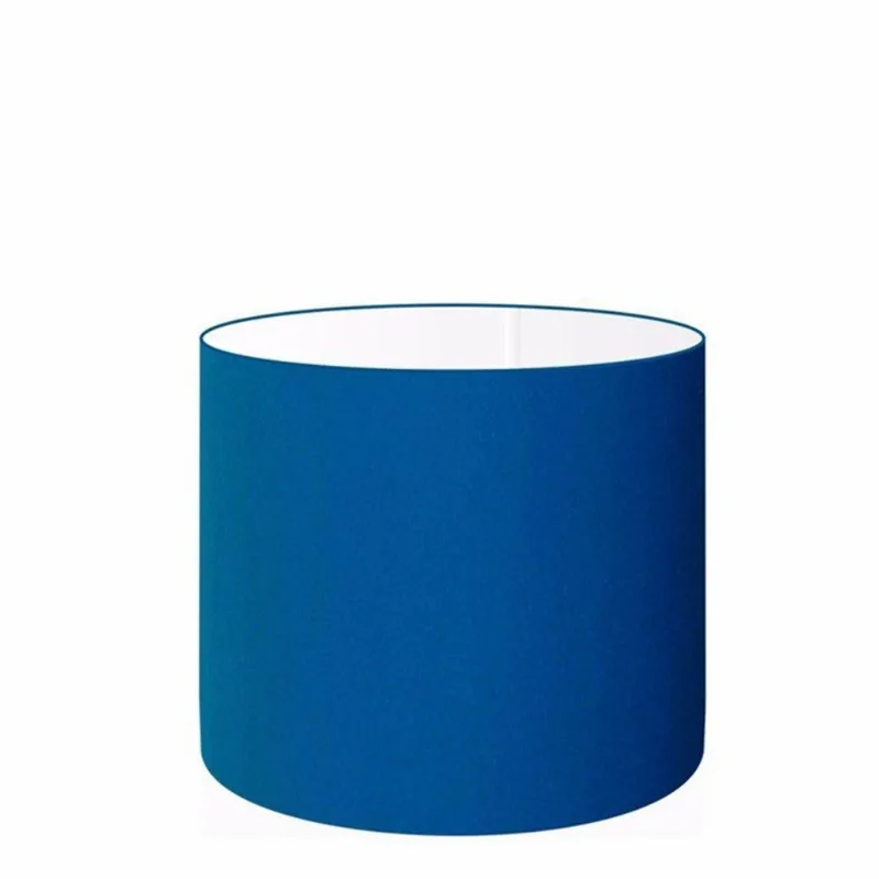 Cúpula Abajur Cilíndrica Cp-7014 ø35x21cm Azul Marinho