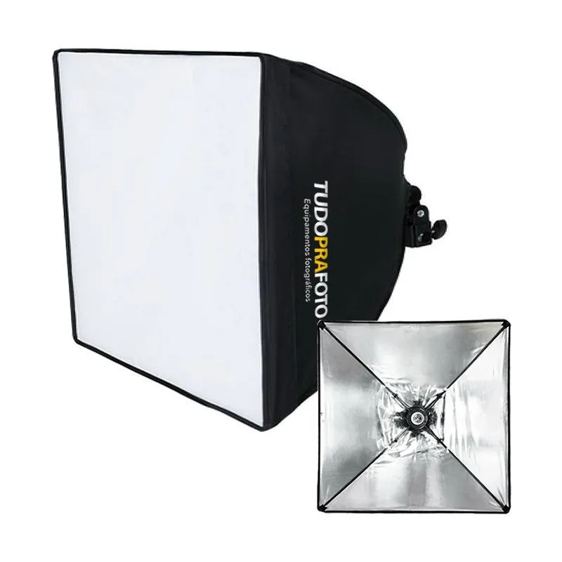 Softbox 40x40 Iluminador Soquete E27 Com Difusor