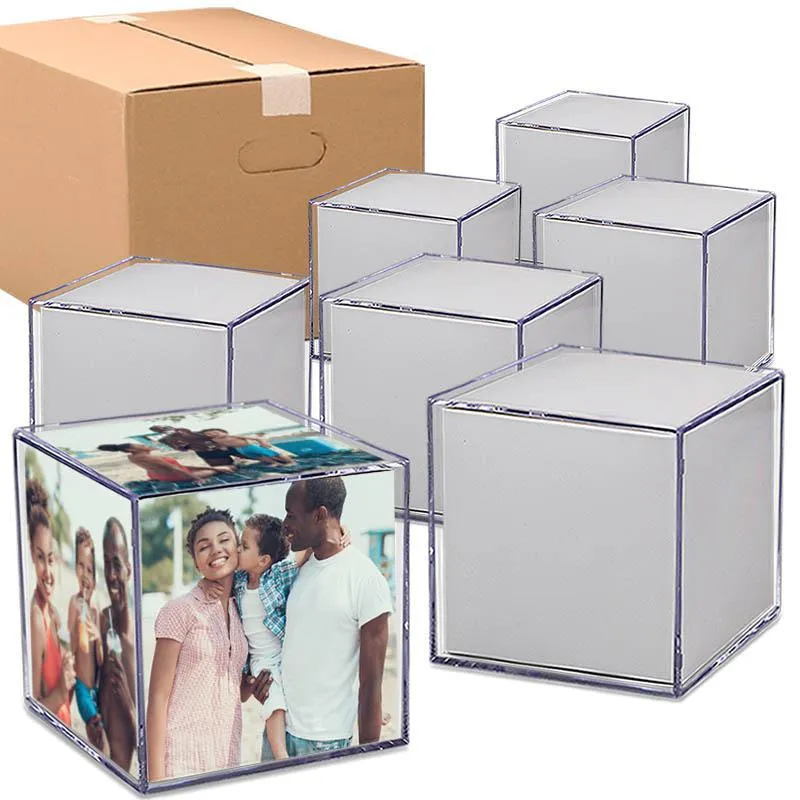 Foto Cubo De Acrílico 9x9 Cm Grande - 50 Unid