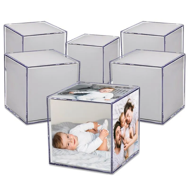 Foto Cubo De Acrílico 9x9 Cm Grande - 10 Unid