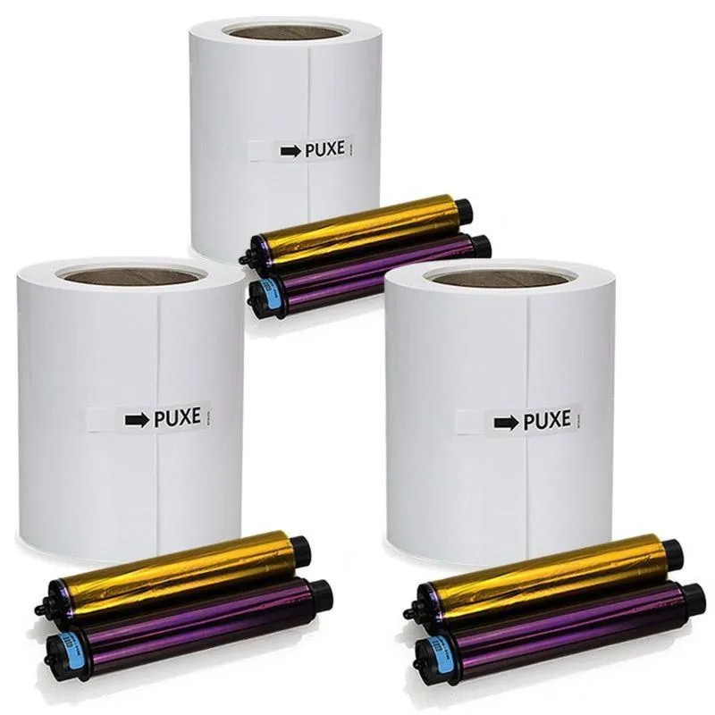 Papel Fotográfico E Ribbon Kodak 305 - 3 Kits De Impressão