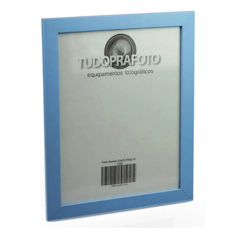 Porta Retrato De Madeira Azul Bebê 20X25 - Prsc-Az