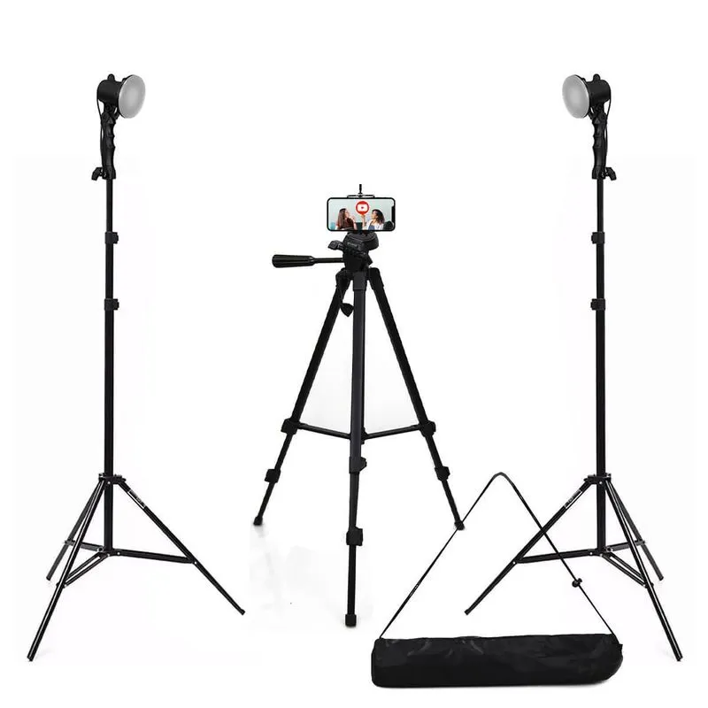 Kit Youtuber - Iluminador De Led + Tripé Para Celular
