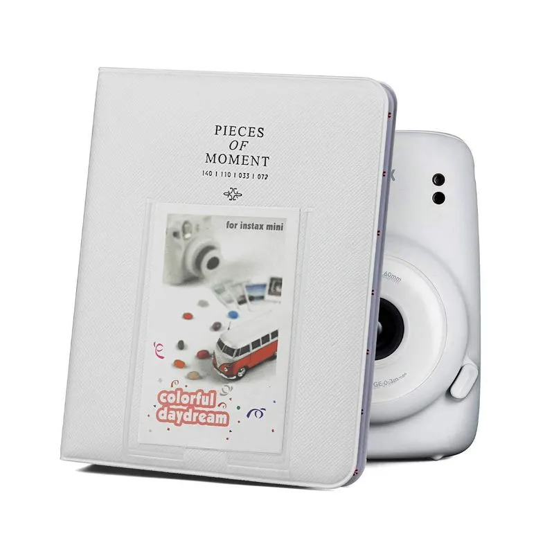 Álbum Instax Mini Pieces Of Moment Branco Para 64 Fotos