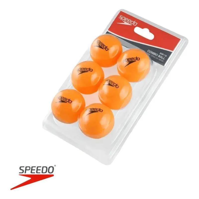 Kit 6 Bolas De Ping Pong Speedo Cor Laranja Speedo