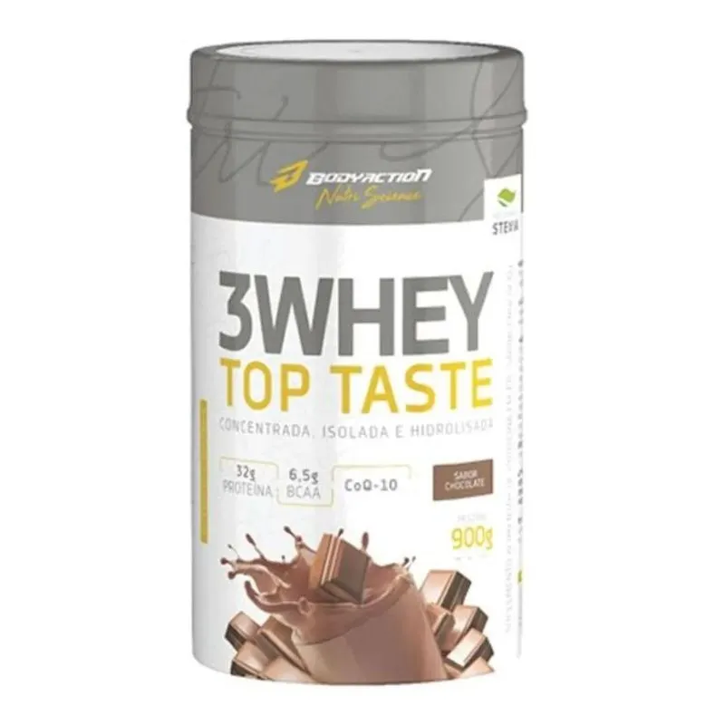 3 Whey Top Taste 900g Body-action Chocolate