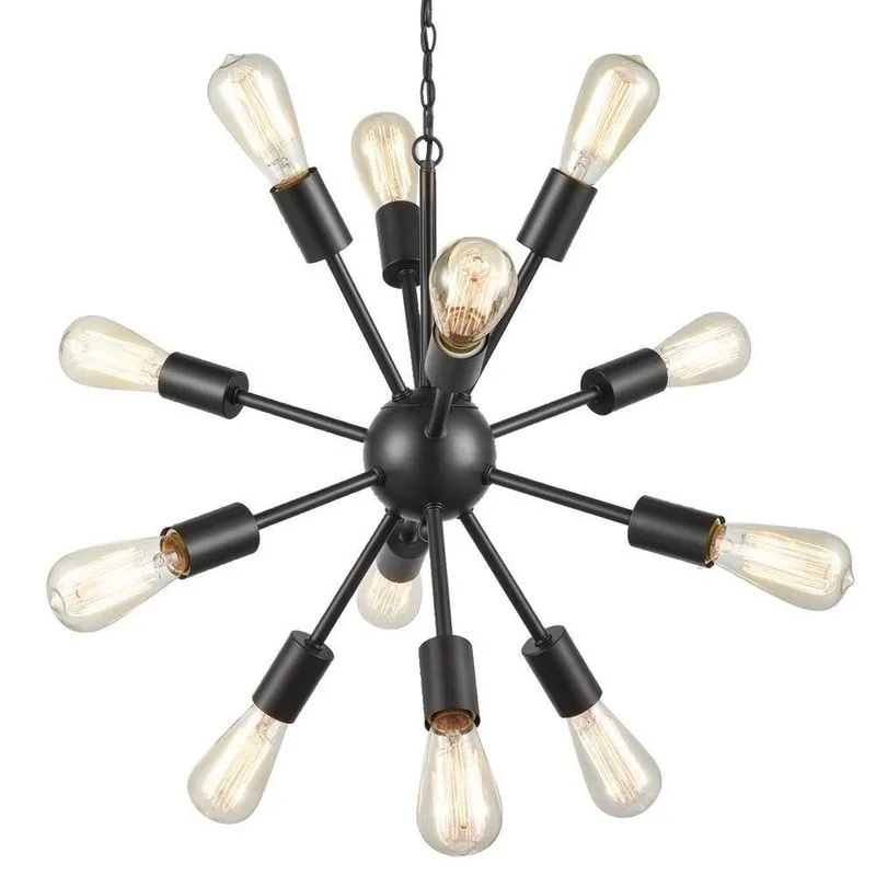Luminária Pendente Eixo Axis Preto Preto