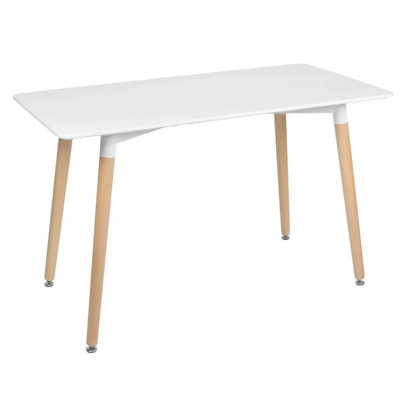 Mesa retangular Eames - 60 x 120 cm Branco