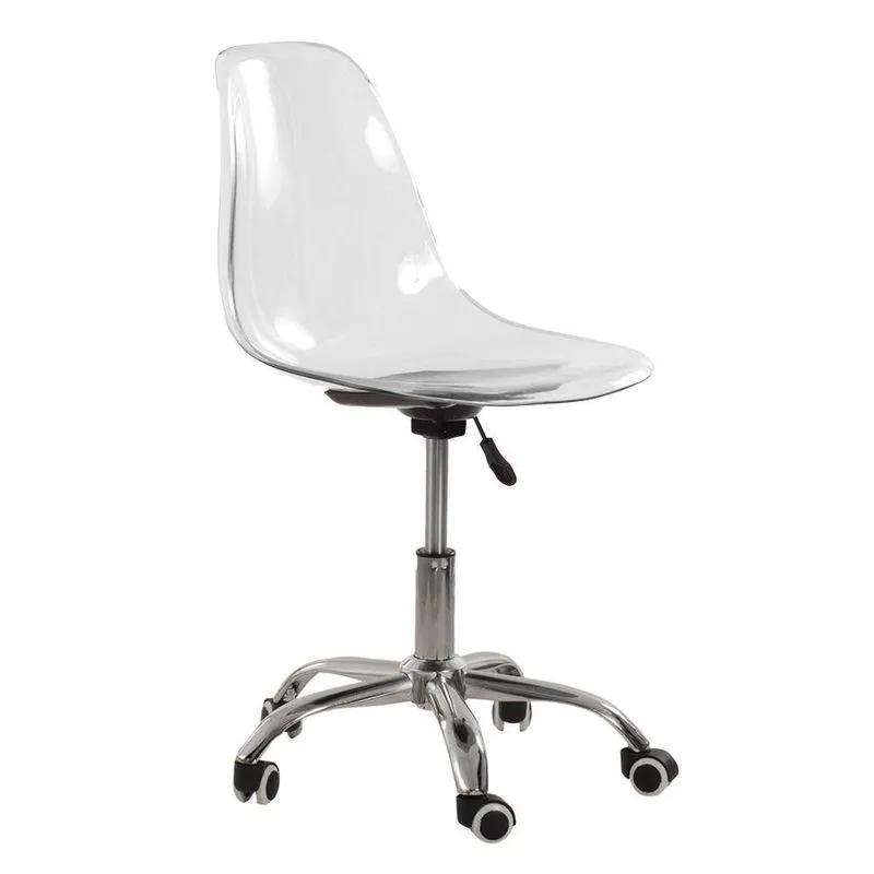 Cadeira Com Rodízios Eames Office Incolor