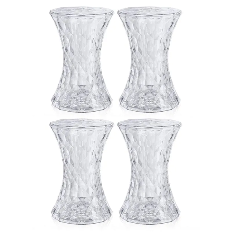 KIT - 4 x Banquetas Amara - Incolor