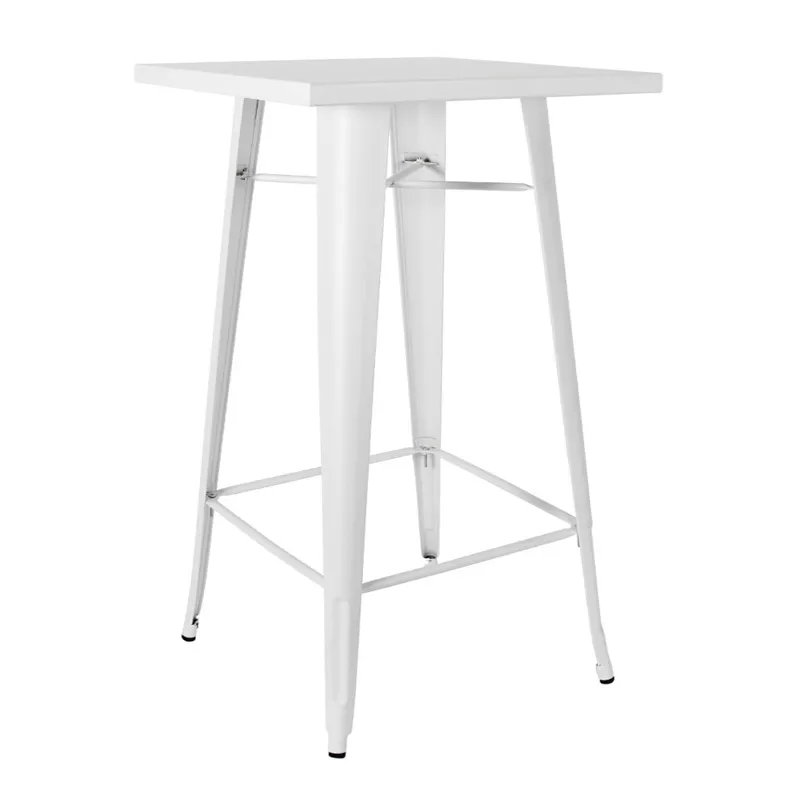 Mesa de bar Tolix - Branco