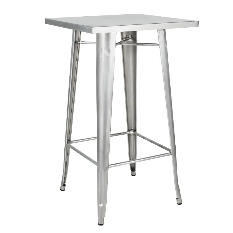 Mesa de bar Tolix - Galvanizada
