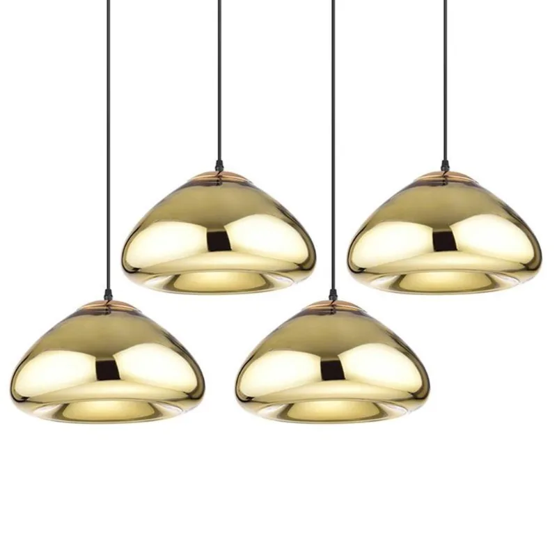 Kit - 4 x luminárias Void - Berlim - Dourado