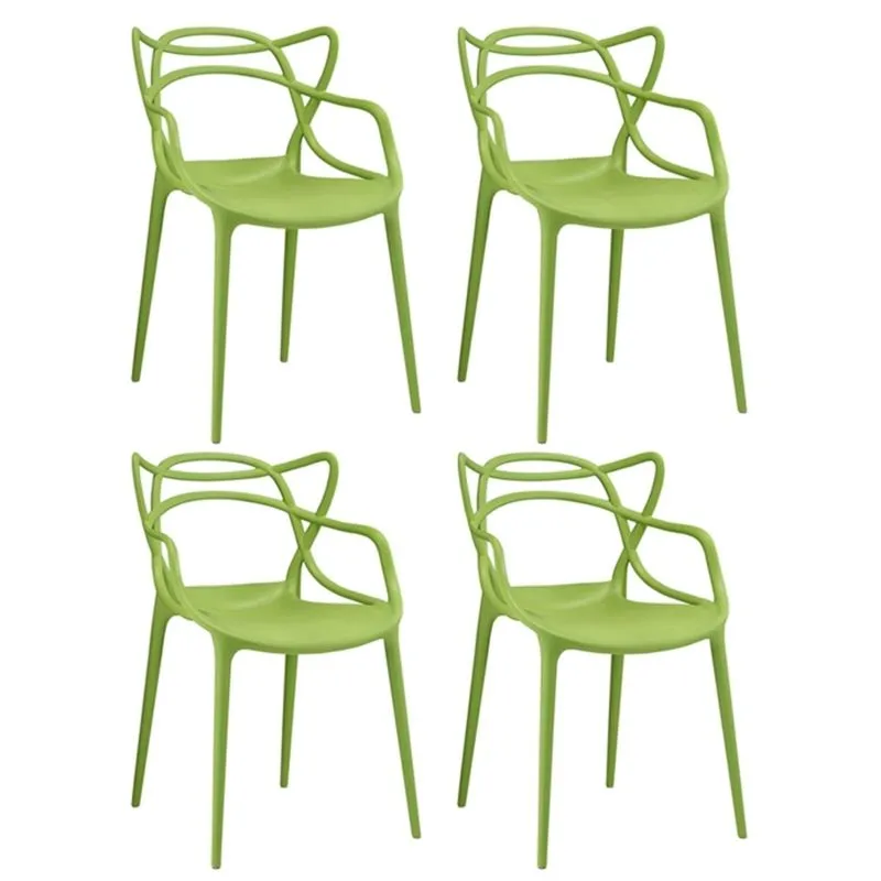 KIT - 4 x cadeiras Allegra - Verde claro