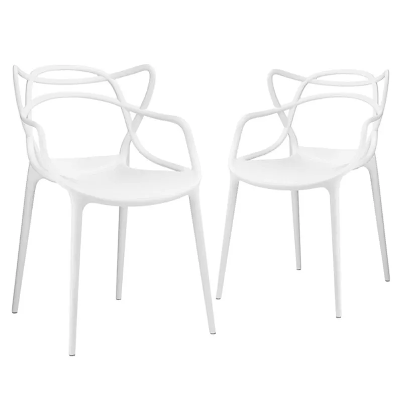 KIT - 2 x Cadeiras Allegra - Branco
