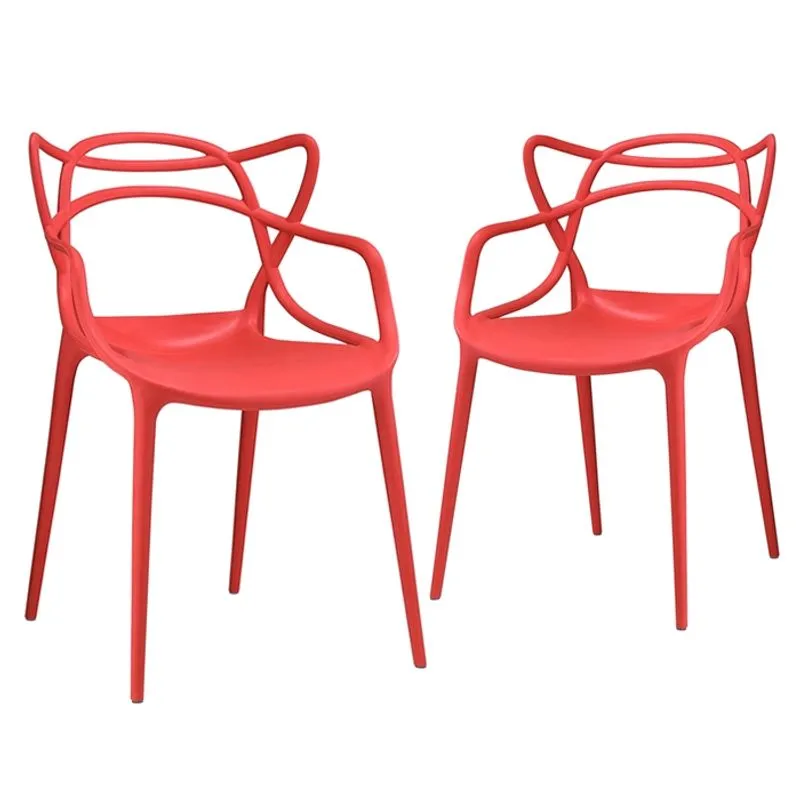 KIT - 2 x Cadeiras Allegra - Vermelho