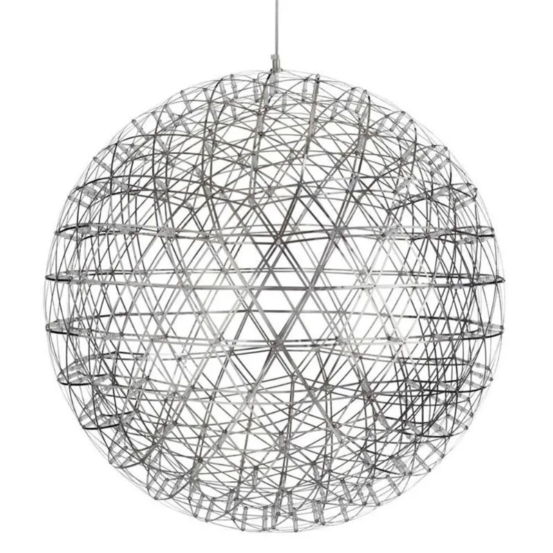 Luminária Pendente Raimond Puts 90 Cm Prata