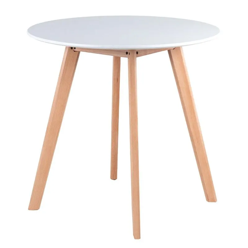 Mesa Redonda Leda - 70 Cm - Branco