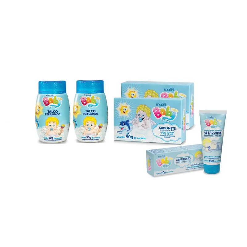 Kit Assaduras Baby Menino Muriel