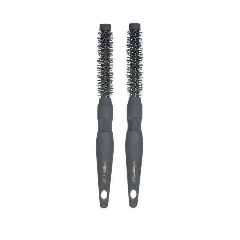 Kit 02 Escovas Vazadas Pequena Nano Silver Hot Ion - Belliz